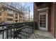 Balcony with iron railing and a patterned floor offers an outdoor space with neighborhood views at 850 Piedmont Ave # 2102, Atlanta, GA 30308