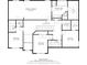Upstairs floor plan features primary suite, bedrooms, baths, laundry and layout of open area to below at 464 Eager Ct, Marietta, GA 30064