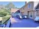 Large back deck featuring seating and open space at 3889 Pineybrook Dr, Loganville, GA 30052