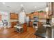 Spacious kitchen featuring an island, stainless steel appliances, and ample counter space at 149 Manor Lane, Woodstock, GA 30188