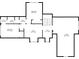 Detailed floor plan exhibiting a home's upstairs rooms and layout at 102 Glenmill Way, Woodstock, GA 30188