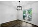 Dining room with French doors leading to a patio at 2106 Clairmeade Valley Ne Rd, Atlanta, GA 30329