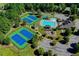 A captivating overhead view, showcasing all the amenities this neighborhood has to offer; pool, playground, tennis, clubhouse and more! at 1755 Riverpark Dr, Dacula, GA 30019