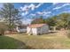 Spacious backyard featuring a charming detached guest house, perfect for entertaining and relaxation at 3025 Creel Rd, Atlanta, GA 30349