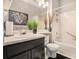 Bathroom featuring a single sink, white tile and a bathtub with shower at 4203 Jordans Bank, Union City, GA 30291