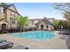 Community pool area featuring lounge chairs and an outdoor gazebo at 549 Henry Dr, Marietta, GA 30064