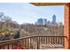 Balcony view of the city skyline at 395 Central Park Ne Pl # 420, Atlanta, GA 30312