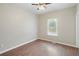 A bedroom is brightened by natural light and a ceiling fan, creating a cozy and inviting atmosphere at 848 Capitol View Nw Ave, Atlanta, GA 30318