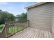 Wooden deck with wood railings and a view of backyard at 848 Capitol View Nw Ave, Atlanta, GA 30318