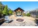 Community outdoor fire pit with seating, perfect for gathering and relaxing with neighbors at 2434 Soft Maple St, Atlanta, GA 30360