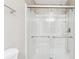 Full shower with glass doors at 5392 Fox Creek Ln, Norcross, GA 30071