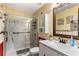 Beautiful bathroom with updated vanity, and glass enclosed shower at 13 Greystone Nw Ln, Cartersville, GA 30121
