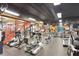 A community gym featuring modern cardio machines and an abundance of natural light at 1101 Juniper Ne St # 722, Atlanta, GA 30309