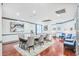 Inviting lounge area showcasing the wood floor and ample seating at 1101 Juniper Ne St # 722, Atlanta, GA 30309