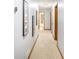 Bright hallway showcasing neutral paint, carpet, and decor at 345 Wedgefield Dr, Mcdonough, GA 30252