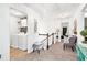 Upstairs hallway featuring laundry area and stylish decor at 3180 Spicy Cedar Ln, Lithonia, GA 30038