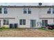 Fenced backyard with patio, grill, and sliding doors at 1769 Old Dogwood, Jonesboro, GA 30238