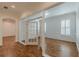 Office space features hardwood floors and elegant French doors at 3529 S Sherwood Se Rd, Smyrna, GA 30082