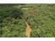 Heavily wooded area with a clearing and a dirt trail. No visible structures at 616 Rich Davis Rd, Hiram, GA 30141