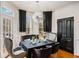 Cozy dining area with modern lighting, a breakfast nook and dark accents at 3647 Little Spg, Stockbridge, GA 30281
