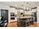 Modern kitchen featuring stainless steel appliances, granite countertops, and white cabinets at 3647 Little Spg, Stockbridge, GA 30281