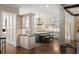 Spacious kitchen with a large island, custom cabinets, and modern appliances at 4755 Columns Se Dr, Marietta, GA 30067