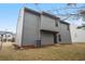 Backyard of home showing size of the space at 11930 Guelph Cir, Hampton, GA 30228