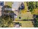 Aerial view of the backyard with a small shed and well-defined property lines at 2776 Grand Sw Ave, Atlanta, GA 30315