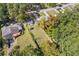 Aerial view of the property and surrounding neighborhood showcasing the home's large lot at 2776 Grand Sw Ave, Atlanta, GA 30315