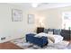 Bright bedroom with a bed, rug, two dressers, and neutral walls at 3969 Briaridge Cir, Atlanta, GA 30340