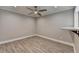Cozy dining area with a modern ceiling fan and luxury vinyl plank flooring at 346 Carpenter Dr # 29, Atlanta, GA 30328