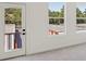 Living space with luxury vinyl flooring and an exterior door at 1092 Glen Opal Dr, Decatur, GA 30032
