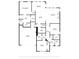 Detailed floor plan showcasing the layout of a single-Gathering home including room dimensions at 302 Bunker Hill Ct, Acworth, GA 30102