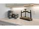 Close up of the kitchen counter with a book press and canisters at 302 Bunker Hill Ct, Acworth, GA 30102