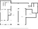 Basement floor plan with garage, workshop, bath, and staircase outlined at 1790 Mountain Farm Rd, Woodstock, GA 30188