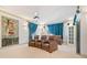 Home movie theater with reclining leather seats, projector screen, and colorful wall art at 1790 Mountain Farm Rd, Woodstock, GA 30188