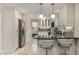 Bright kitchen features marble floors, stainless steel appliances and a breakfast bar with seating at 2542 Maclaren Cir, Dunwoody, GA 30360