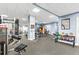 Modern gym equipped with state-of-the-art equipment, weights, and fitness machines for a complete workout at 795 Hammond Dr # 813, Sandy Springs, GA 30328