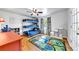 room features bunk beds, hardwood floors, and play carpet at 161 Amy Ln, Canton, GA 30115