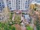 Overhead view of a landscaped courtyard and garden area, providing a relaxing outdoor retreat at 2950 Mount Wilkinson Se Pkwy # 505, Atlanta, GA 30339