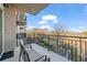 Enjoy the scenery from this balcony with seating and wrought iron railings at 2950 Mount Wilkinson Se Pkwy # 505, Atlanta, GA 30339