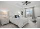 Inviting bedroom with tray ceiling, neutral decor, and plenty of natural light at 2950 Mount Wilkinson Se Pkwy # 505, Atlanta, GA 30339