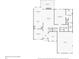 First floor blueprint showing layout of the kitchen, living room, primary bedroom, garage, and foyer at 3000 Shade Tree Ct, Villa Rica, GA 30180