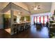 Spacious open kitchen and dining area, with natural light and breakfast bar at 8245 Mill Run Trl, Whitesburg, GA 30185
