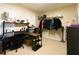 Large walk-in closet featuring shelving and hanging storage for clothing and accessories at 8245 Mill Run Trl, Whitesburg, GA 30185