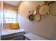 Comfortable window seat with decorative pillows and storage bench at 8245 Mill Run Trl, Whitesburg, GA 30185