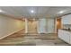 Finished basement area with recessed lighting, plank flooring, and a sink at 225 Powder Creek Dr, Dallas, GA 30157