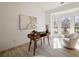 Cozy home office with a bay window, modern desk, and comfortable chair at 4558 Devonshire Rd, Atlanta, GA 30338