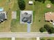 An aerial view showing the home, lot, and surrounding neighborhood at 709 Mohansic Ave, Loganville, GA 30052