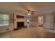 Spacious living room with beautiful tile floors and fireplace at 1261 William Robert Sw Dr, Marietta, GA 30008